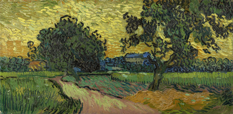 Paesaggio al crepuscolo - Vincent van Gogh