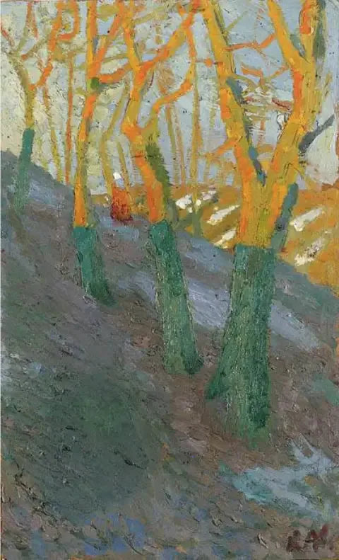 Paesaggio in primavera - Kazimir Malevich