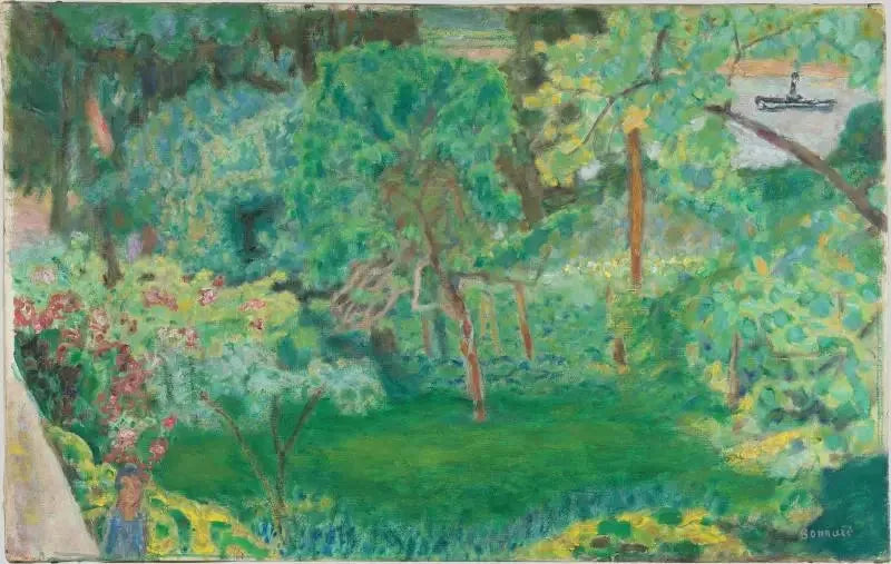 Paesaggio con rimorchiatore - Pierre Bonnard
