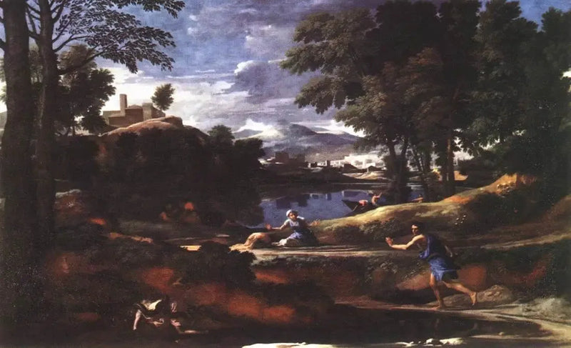Paesaggio con il serpente - Nicolas Poussin