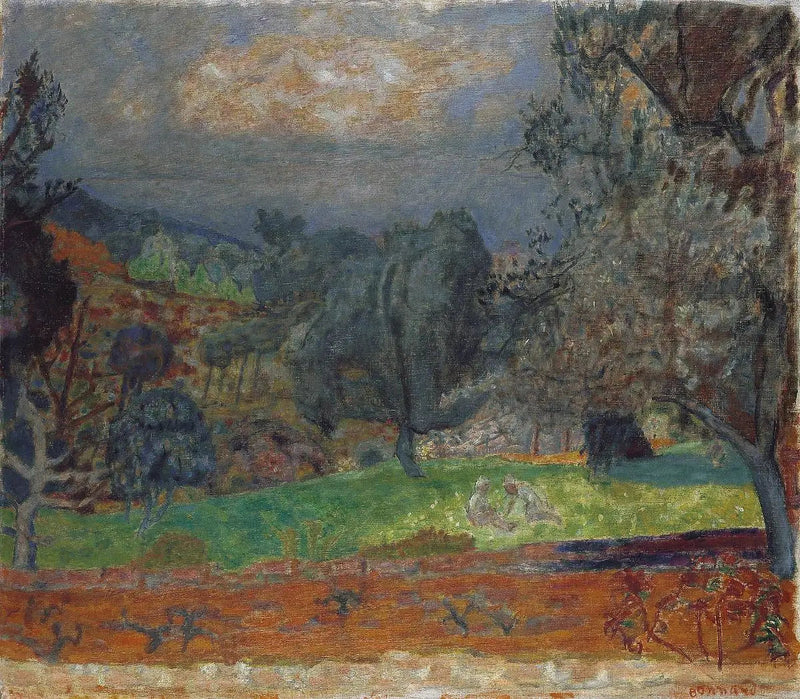Paesaggio al sole calante. Le Cannet - Pierre Bonnard