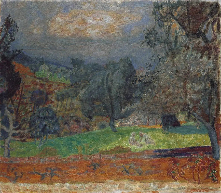 Paesaggio al sole calante. Le Cannet - Pierre Bonnard