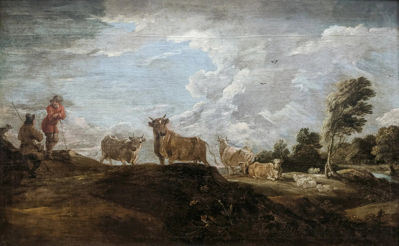 Paesaggio con toro - David Teniers il Giovane