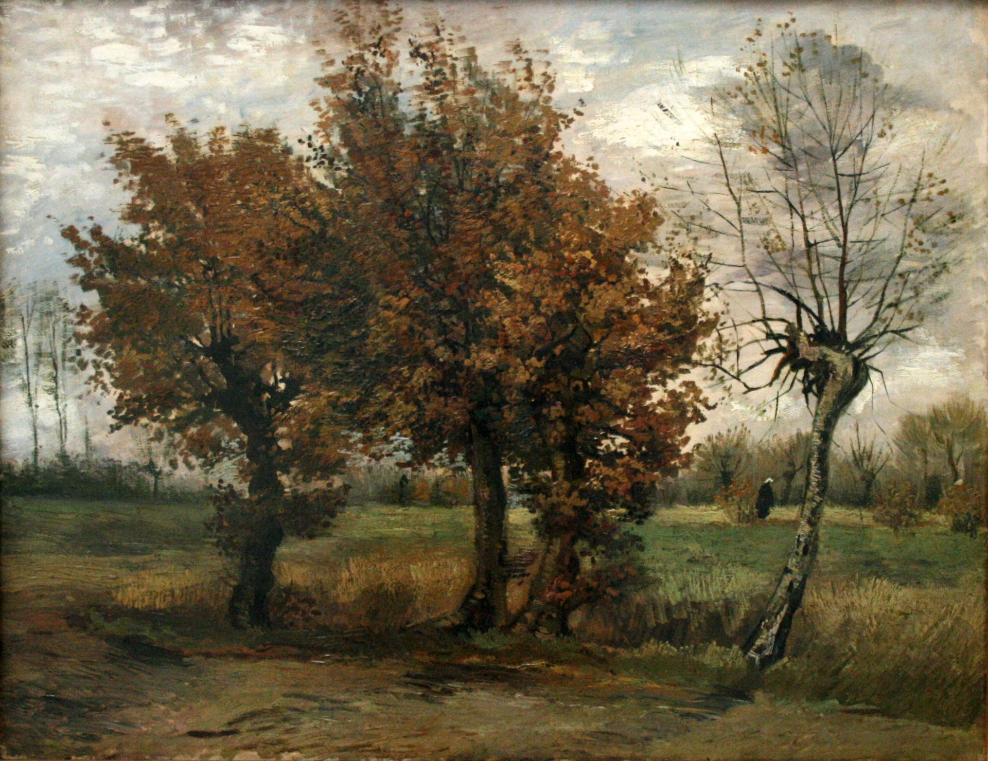 Paysage d’automne avec quatre arbres F44 JH962 — Vincent van Gogh