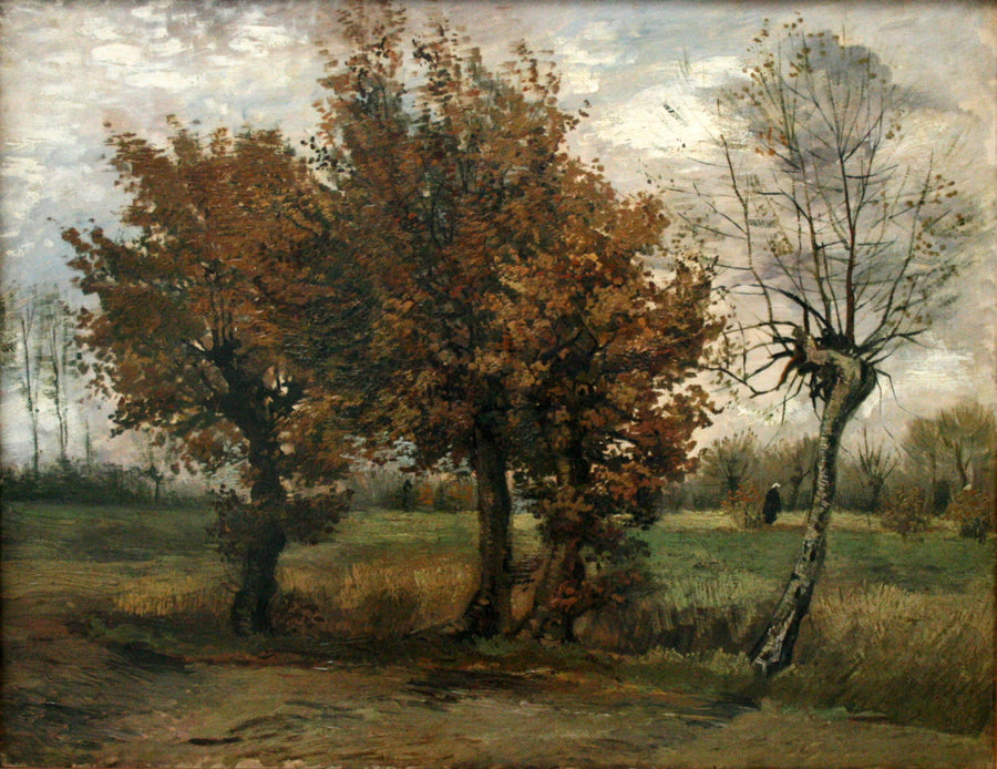 Paesaggio autunnale con quattro alberi - Vincent van Gogh