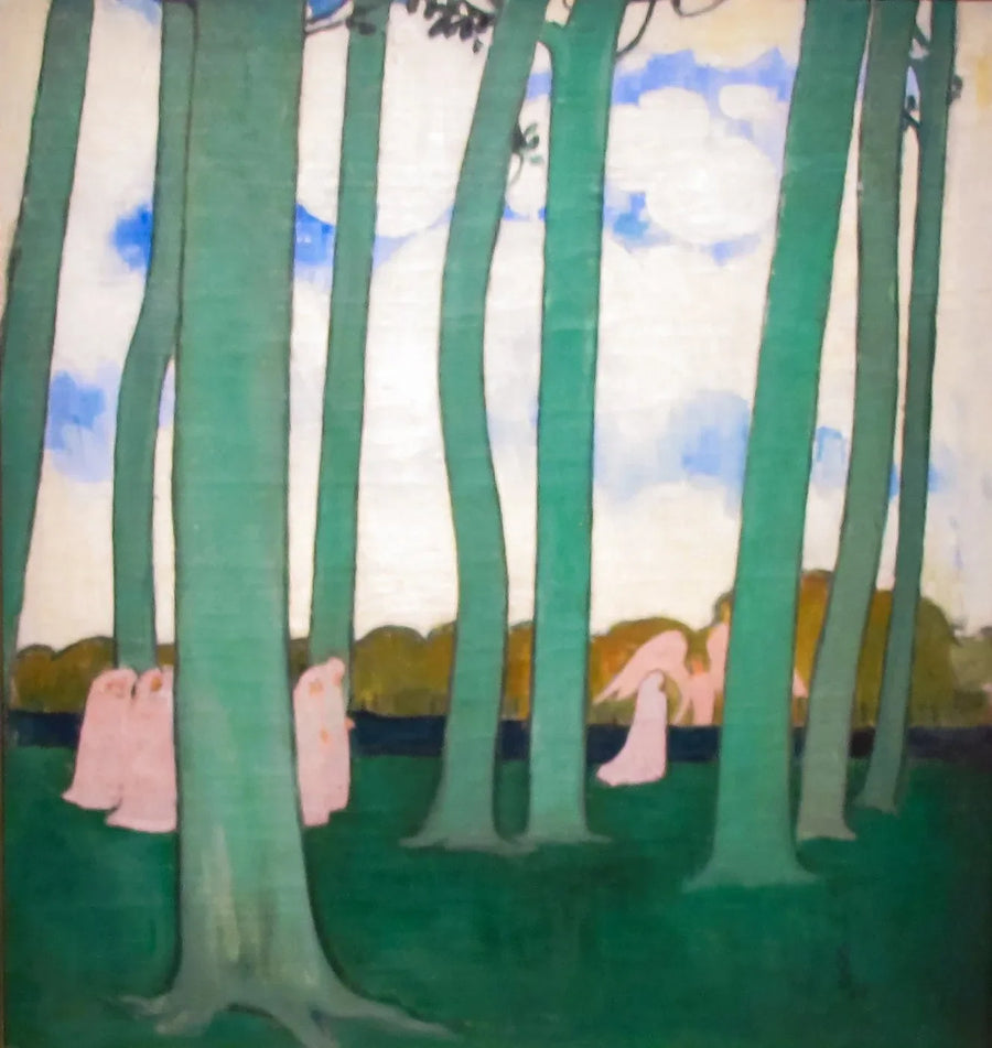 Paesaggio con alberi verdi - Maurice Denis