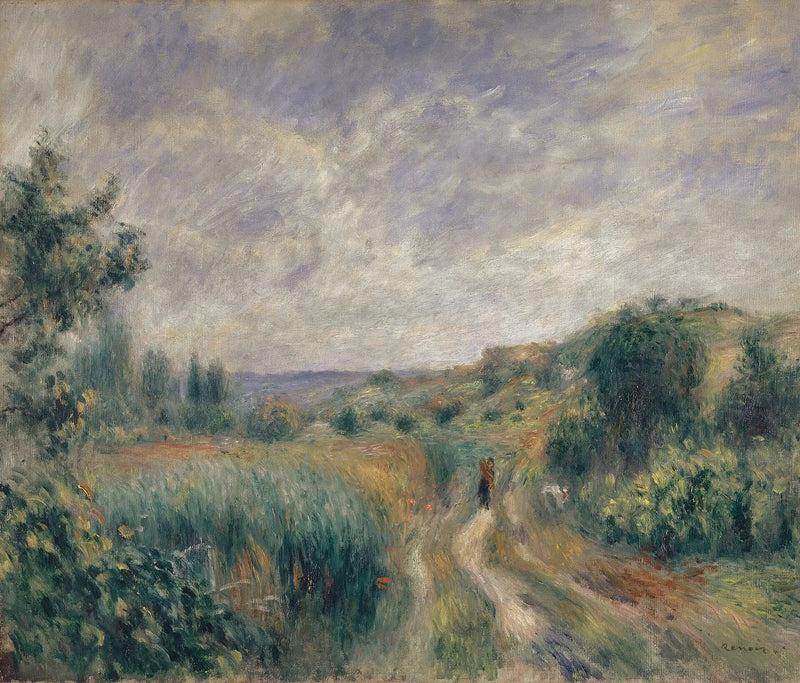 Paesaggio nei dintorni di Essoyes - Pierre-Auguste Renoir