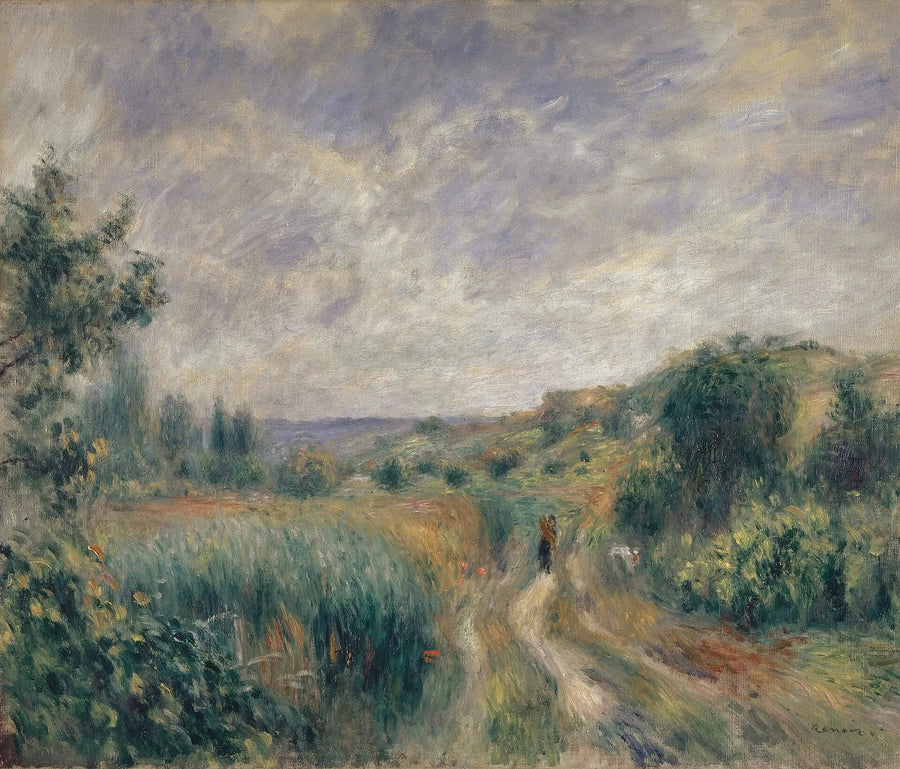Paesaggio nei dintorni di Essoyes - Pierre-Auguste Renoir
