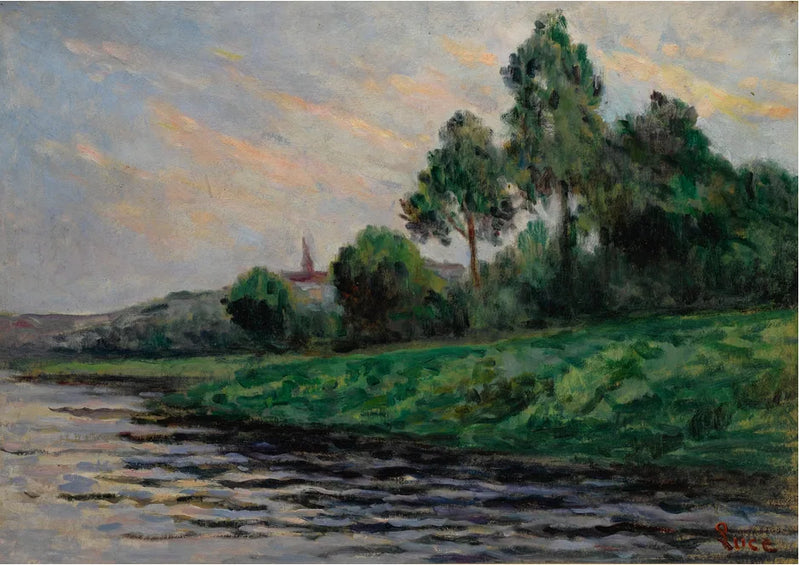 Paesaggio nei dintorni di Mantes - Maximilien Luce