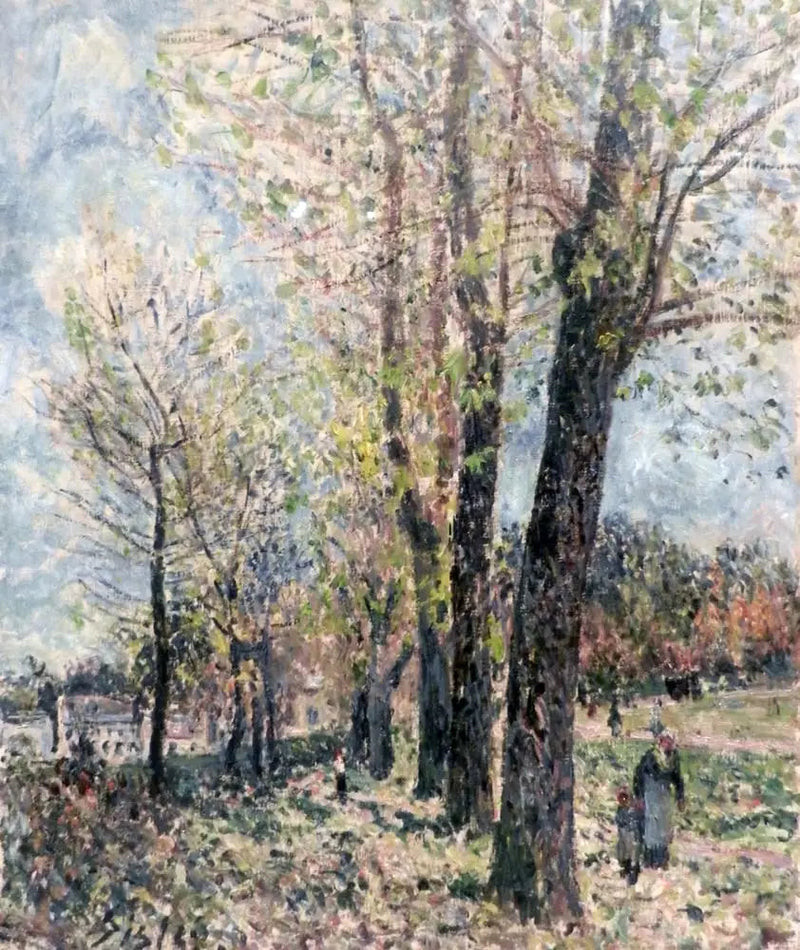 Paesaggio nei dintorni di Moret - Alfred Sisley