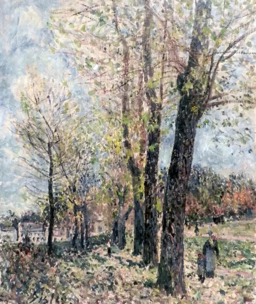 Paesaggio nei dintorni di Moret - Alfred Sisley