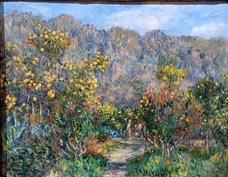 Paesaggio con mimose - Pierre-Auguste Renoir