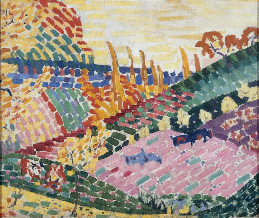 Paesaggio con mucche - Robert Delaunay