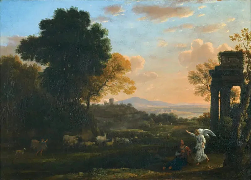 Paesaggio con Agar e l'Angelo - Claude Lorrain
