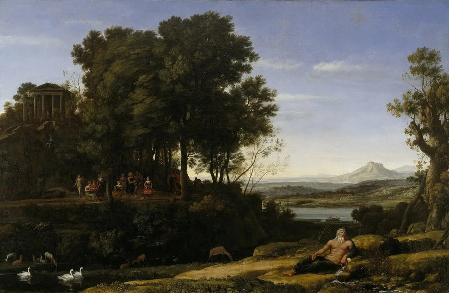 Paesaggio con Apollo e le Muse - Claude Lorrain