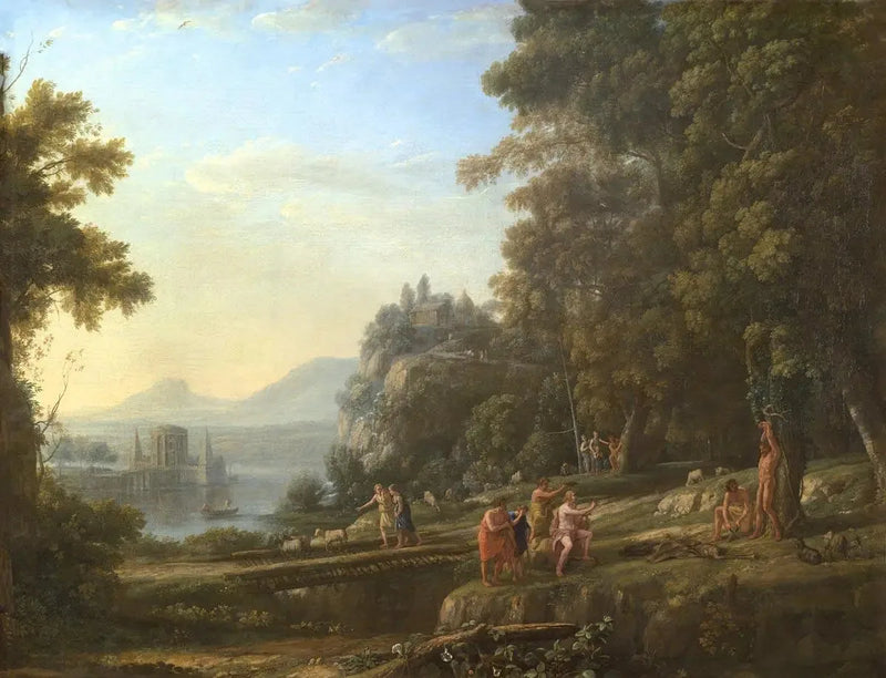 Paesaggio con Apollo e Marsia - Claude Lorrain