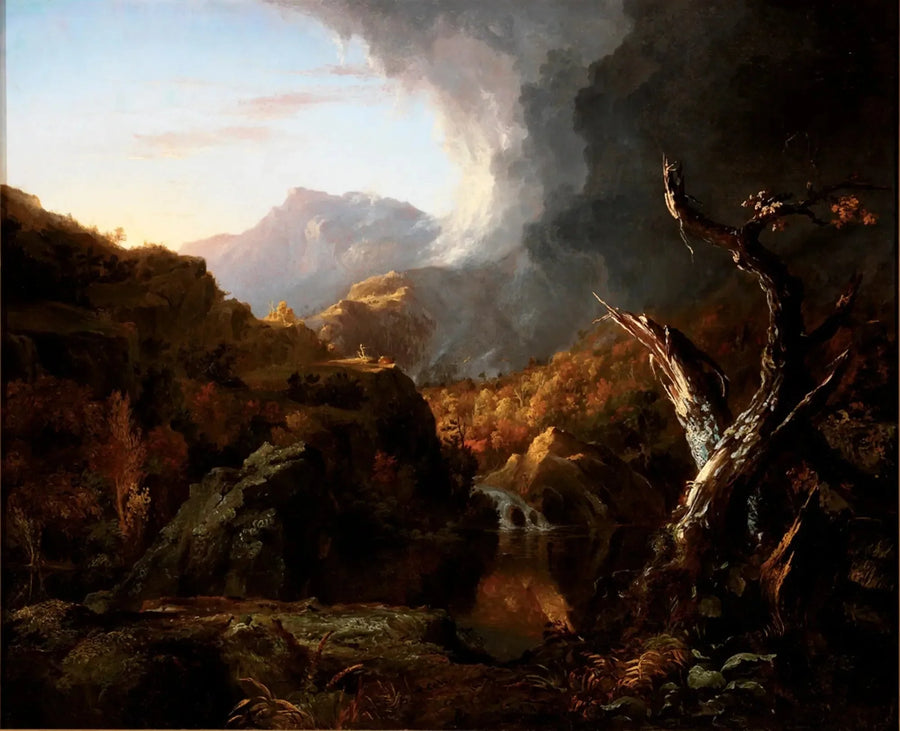 Paesaggio con albero morto - Thomas Cole