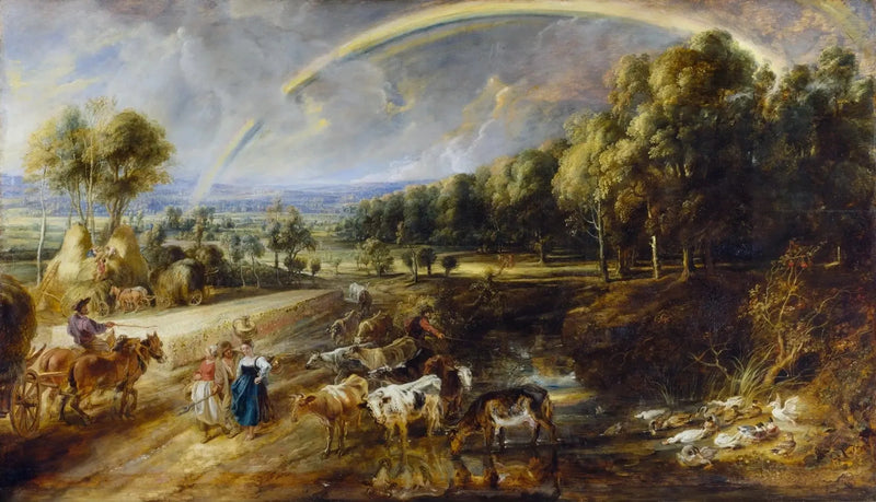 Paesaggio con arcobaleno - Peter Paul Rubens