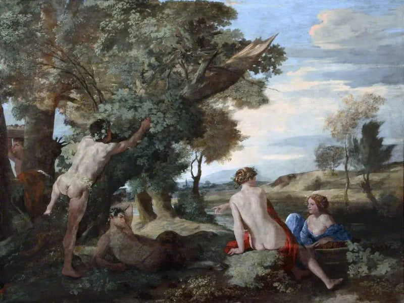 Paesaggio con Bacco e Ceres - Nicolas Poussin