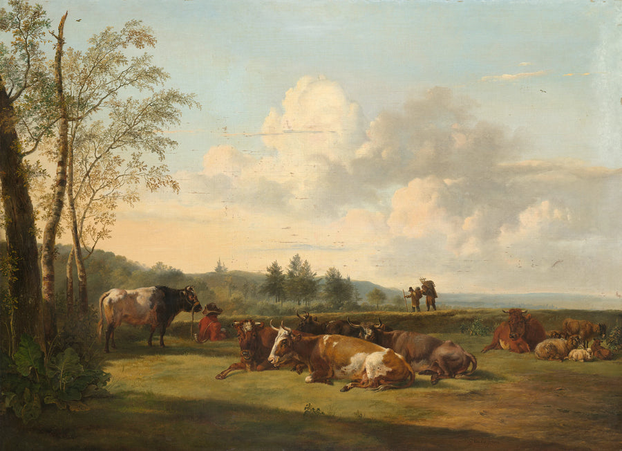 Paysage avec du bétail - Pieter Gerardus van Os