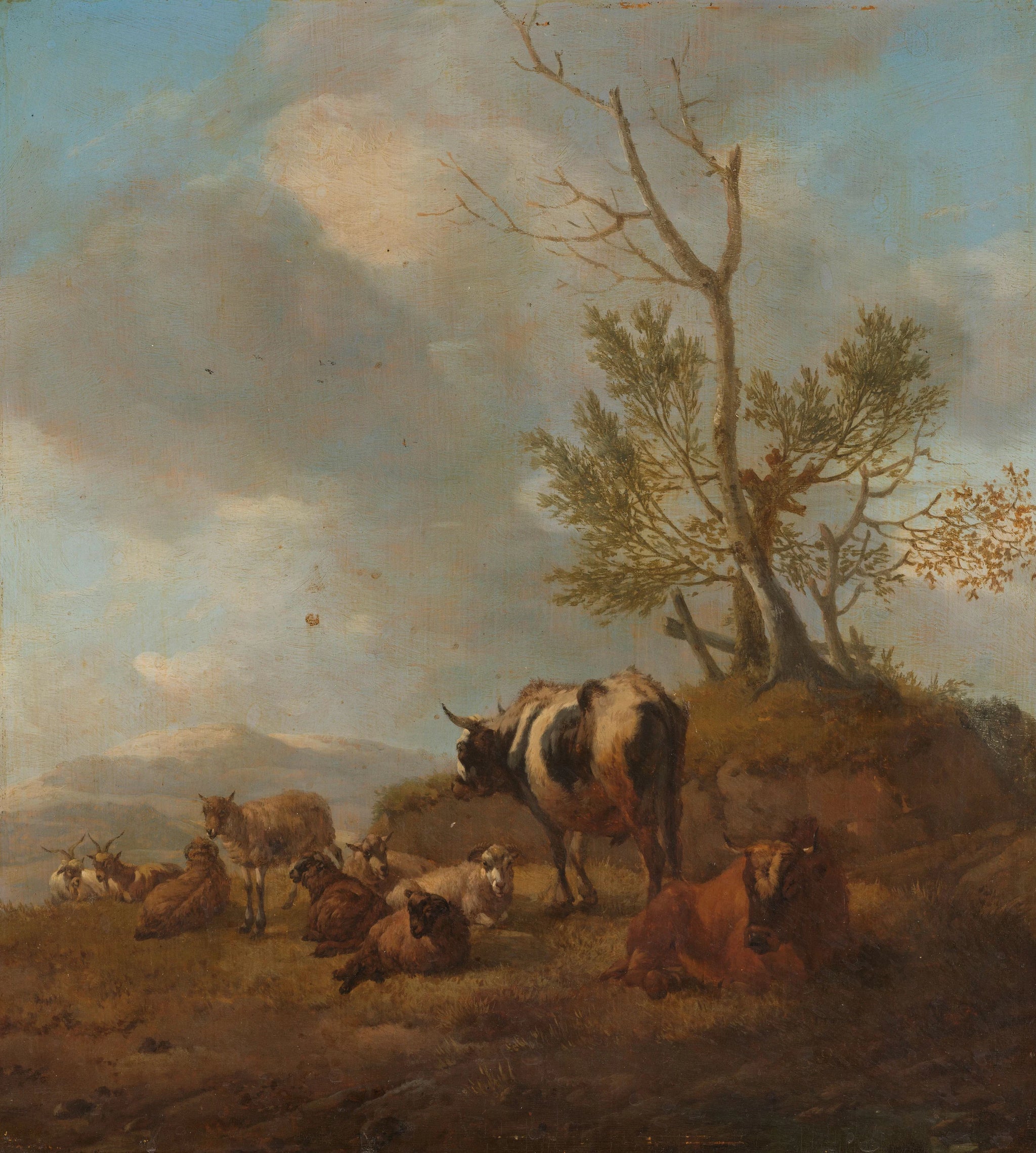 Paysage avec du bétail - Willem Romeyn