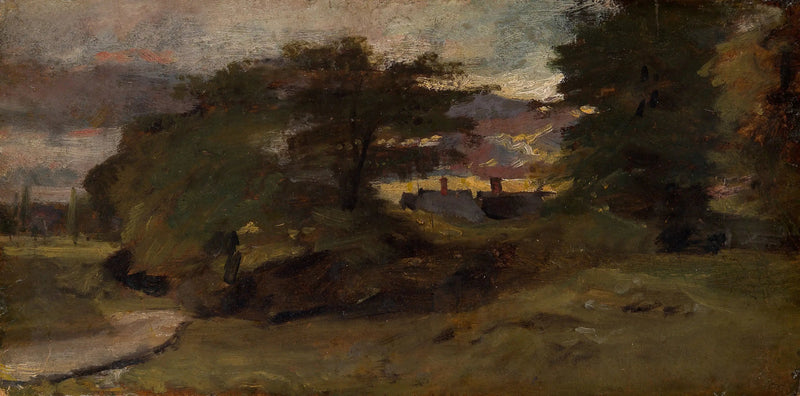 Paesaggio con chalets - John Constable