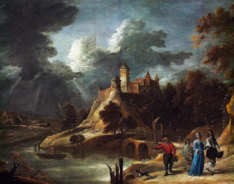 Paesaggio con castello - David Teniers il Giovane