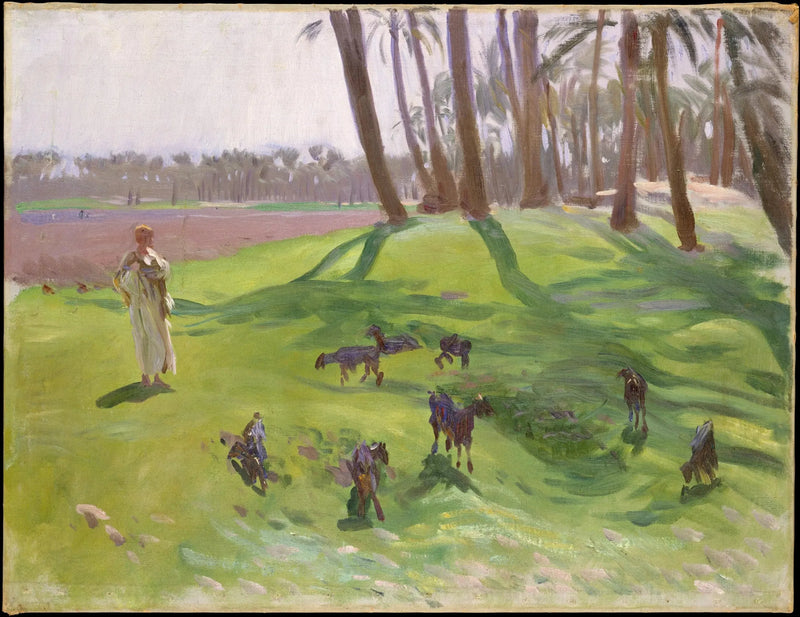Paesaggio con pastore - John Singer Sargent