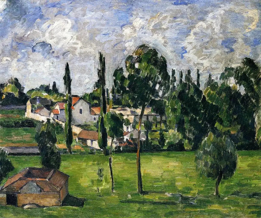 Paesaggio con condotta d'acqua - Paul Cézanne