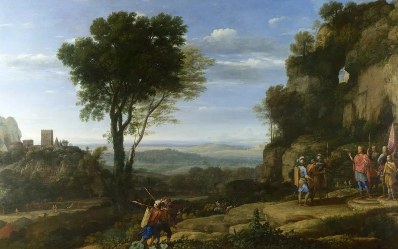 Paesaggio con Davide nella grotta di Adullam - Claude Lorrain