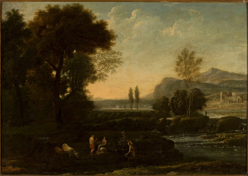 Paesaggio con pastori - Claude Lorrain