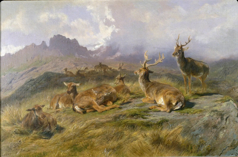 Paesaggio con cervi - Rosa Bonheur