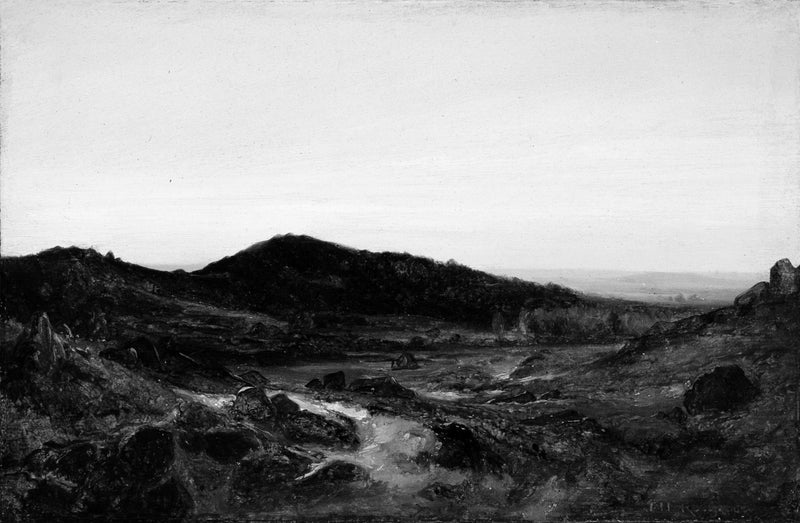 Paesaggio con colline - Théodore Rousseau