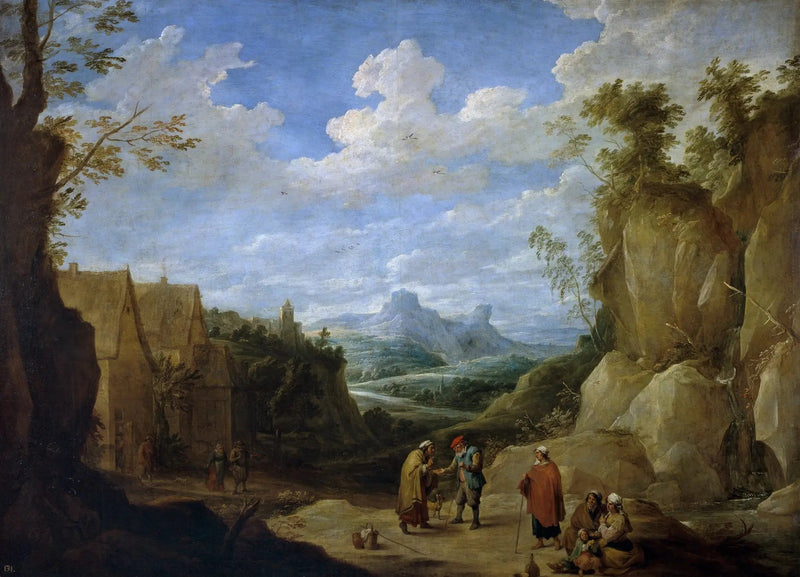 Paesaggio con zingari - David Teniers il Giovane