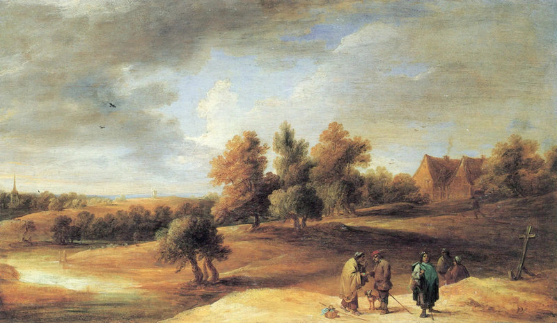 Paesaggio con gitani - David Teniers il Giovane