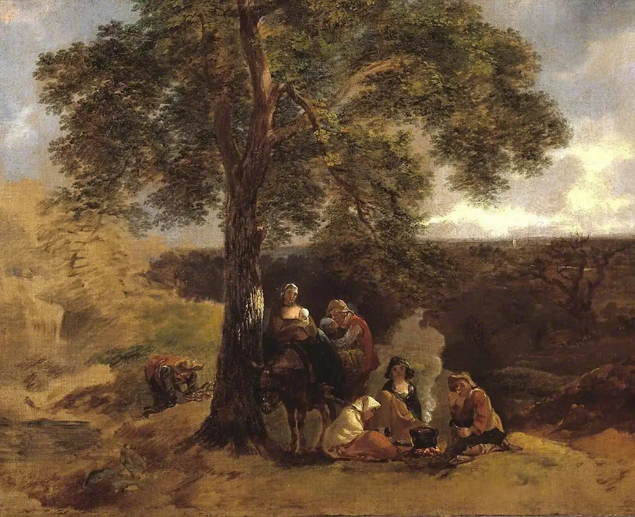 Paesaggio con zingari - Thomas Gainsborough