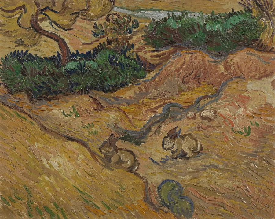 Paesaggio con conigli - Vincent van Gogh