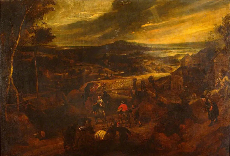 Paesaggio con contadini - Peter Paul Rubens