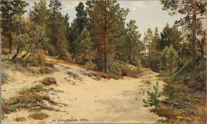 Paesaggio con pini - Ivan Chichkine