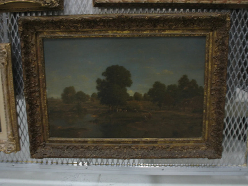 Paesaggio con mucche - Théodore Rousseau