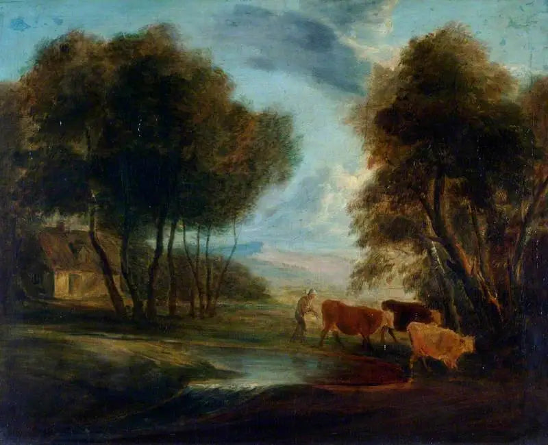 Paesaggio con mucche - Thomas Gainsborough