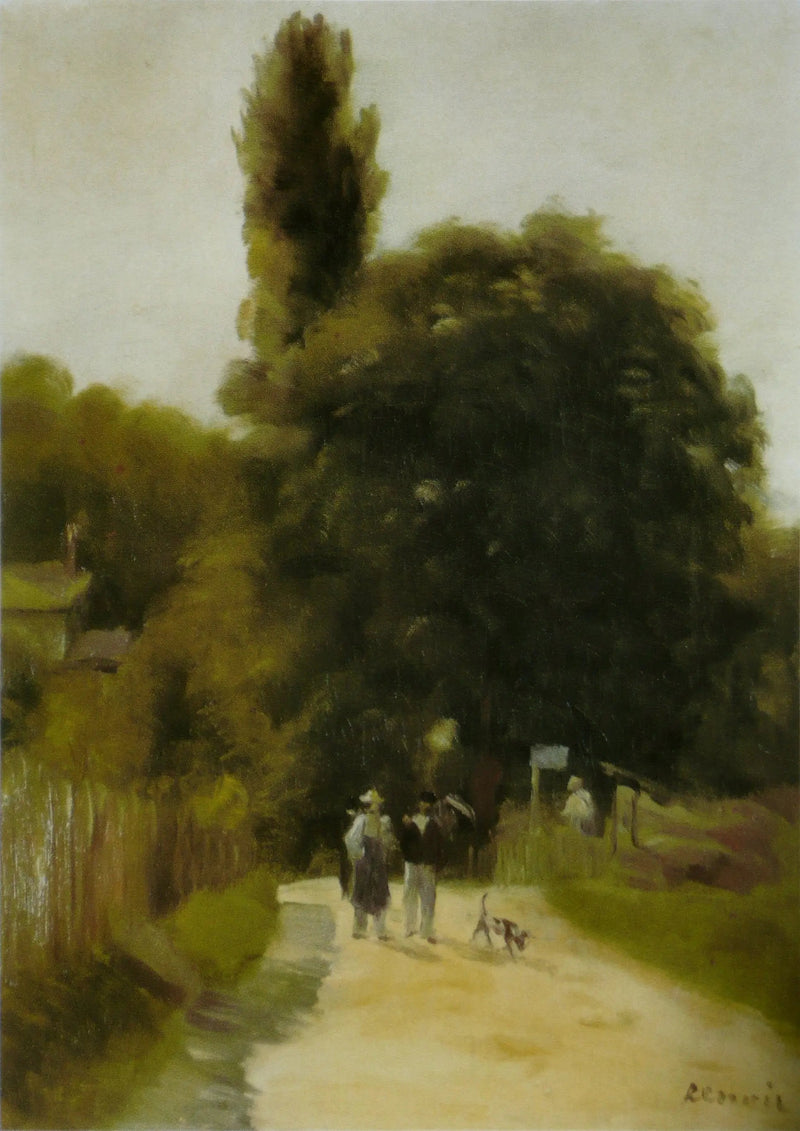 Paesaggio con due personaggi - Pierre-Auguste Renoir