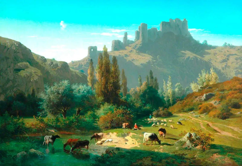 Paesaggio con bestiame - Rosa Bonheur