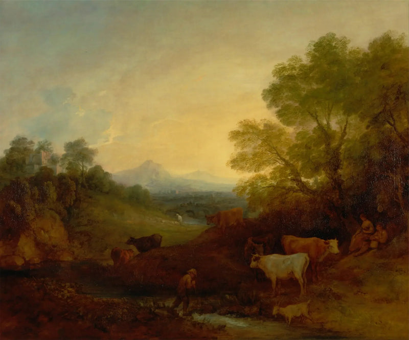 Paesaggio con bestiame - Thomas Gainsborough