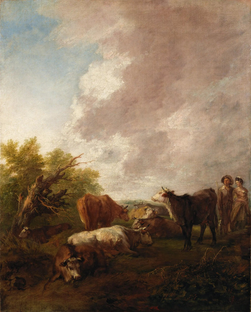 Paesaggio con bestiame - Thomas Gainsborough
