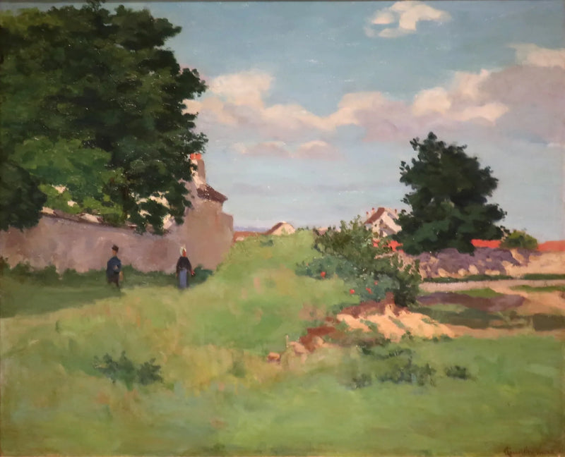 Paesaggio con figure - Armand Guillaumin
