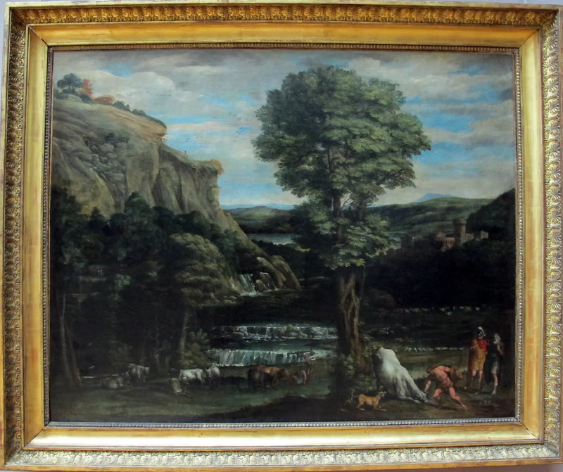 Paesaggio con Ercole che combatte Acheloo trasformato in toro - Domenichino