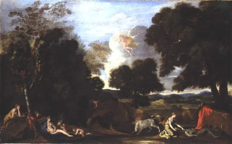 Paesaggio con Giunone e Argus - Nicolas Poussin