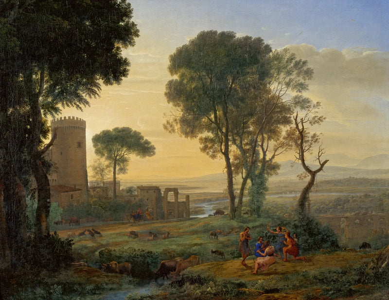 Paesaggio con la fuga in Egitto - Claude Lorrain