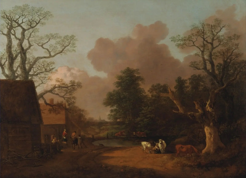 Paesaggio con la lattaia - Thomas Gainsborough
